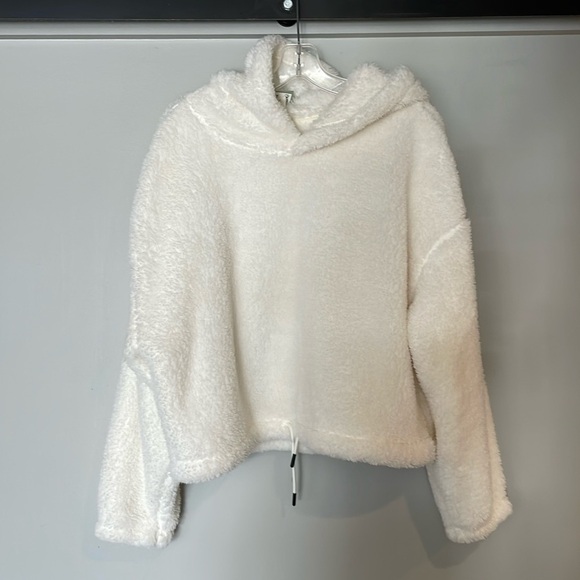 H&M teddy bear pullover jacket / cream / NWT / M - Picture 1 of 7